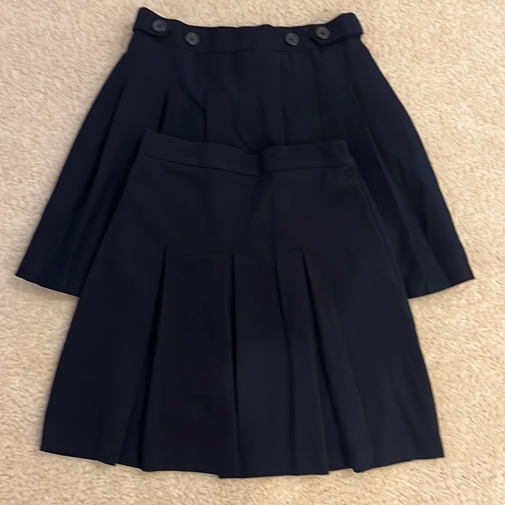 Chaps and School Uniform skirts girls sz 12 set of 2